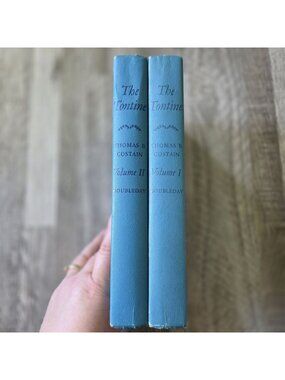 The Tontine Thomas B Costain 1955 2 Volume Set Doubleday Hardcover Vintage Books